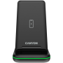 CANYON  WS- 304 Foldable  3in1 Wireless charger, with touch button for Running water light, Input 9V/2A,  12V/1.5AOutput 15W/10W