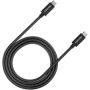 CANYON UC-44, cable, U4-CC-5A1M-E, USB4 TYPE-C to TYPE-C cable assembly 40G 1m 5A 240W(ERP) with E-MARK, CE, ROHS, black