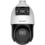 TandemVu, DarkFighter si ColorVu - camera IP, 4MP, lentila 2.8mm SI 4.8~72mm, 15X, WL 30m, IR 100m, Audio, Alarma, PoE+, IP66 - 