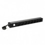 Legrand PDU 19'' 8 outlets German standard with luminous switch, 3m power supply cord with 16A