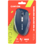 Canyon  2.4 GHz  Wireless mouse ,with 7 buttons, DPI 800/1200/1600, Battery: AAA*2pcs,Blue,72*117*41mm, 0.075kg