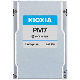 SSD Enterprise Mixed Use KIOXIA PM7-V 1.6TB SAS-4 Single/Dual port, BiCS Flash TLC, 2.5"/15mm, Read/Write: 4200/3400 MBps, IOPS 