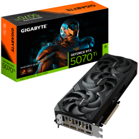 Placa Video GIGABYTE GEFORCE RTX 5070 TI WINDFORCE OC SFF 16GB GDDR7 256 bit, PCIE 5.0, 3x DP 1x HDMI